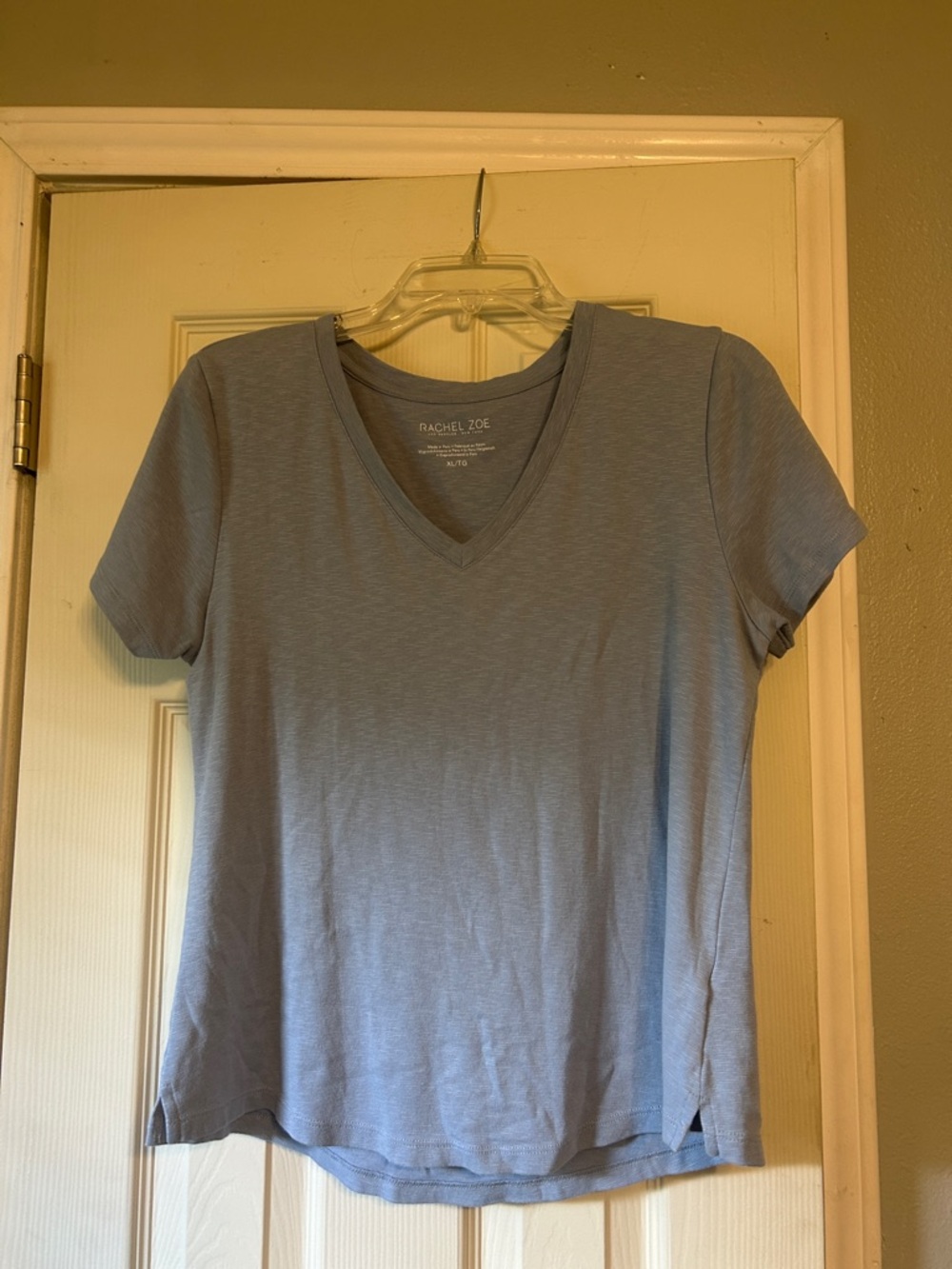 Rachel Zoe blue tee top short sleeve